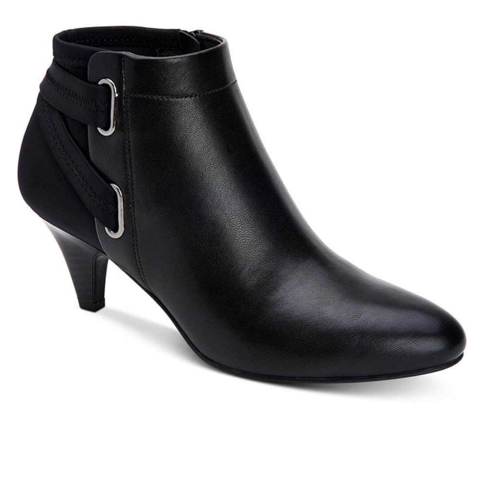 Alfani Strapped Booties Black